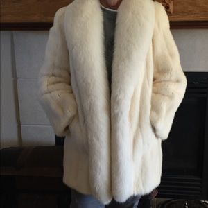 Vintage Fox and Mink fur coat